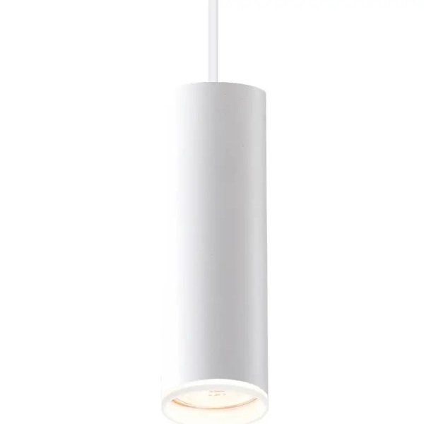 Szynowa lampa wisząca 1-fazowa Pipe Ring Track ML2078 tubka biały