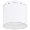 LAMPA sufitowa stropowa ALCALA 32063W Globo zewnętrzna OPRAWA tuba outdoor IP44 biała przezroczysta