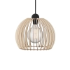 Wisząca lampa do jadalni Chino 84833014 drewniana beżowy