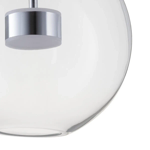 Wisząca lampa Bubbles ST-0801-1 Step LED 28W 3000K kula szklana chrom