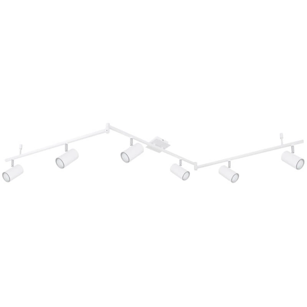 Nowoczesna sufitowa lampa Robby 57910-6W tubki regulowana biały