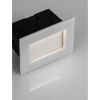 Ścienna lampa podtynkowa BEROLCO LE75327 LED 3W 3000K IP65 biała