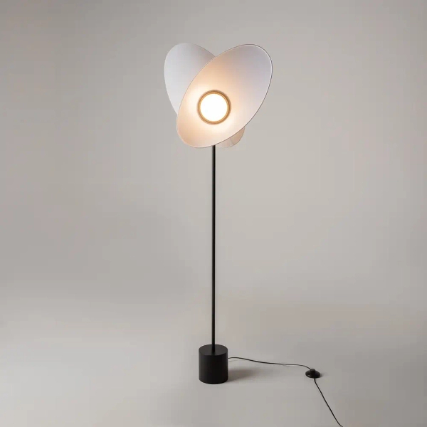Metalowa lampa stojąca Evolution MOD396FL-L10W3K LED 12W 3000K biała