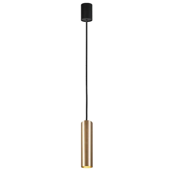 LAMPA wisząca EYE M 8914 Nowodvorski metalowa OPRAWA tuba ZWIS mosiądz czarna