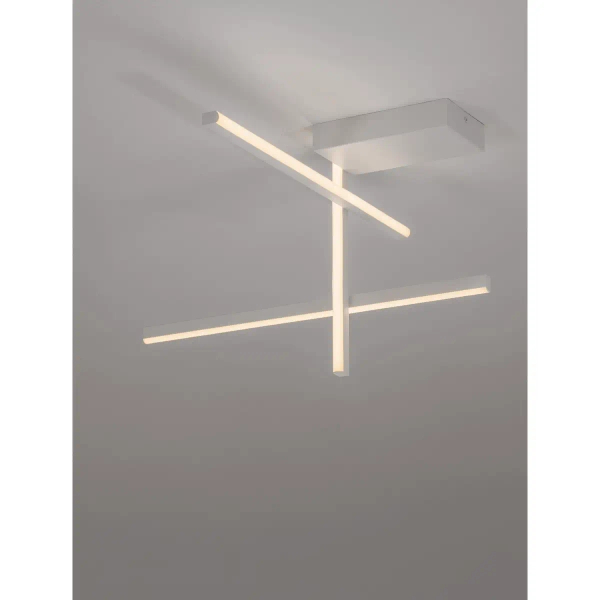 Geometryczna lampa sufitowa ZAMERCA LE45483 LED 25W 3000K biały