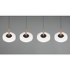 Wisząca lampa na listwie CELESTE 354910465 Trio LED 28W 3000K biały brązowy