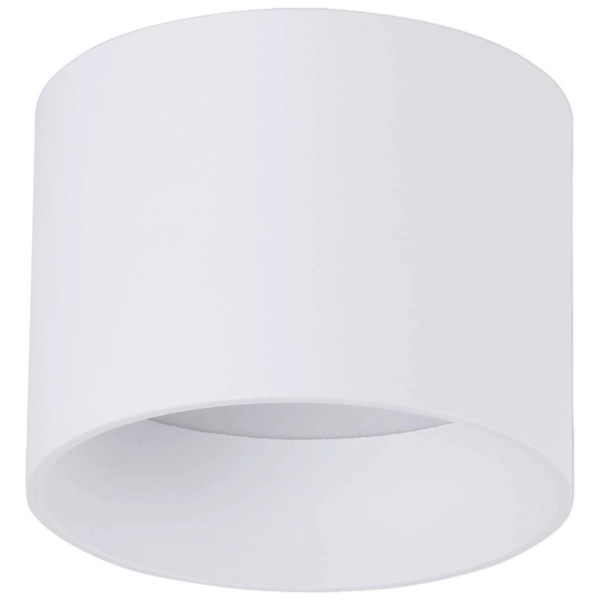 Biurowa LAMPA sufitowa TRIOS 4119423 Nave metalowa OPRAWA plafon LED 12W 3000K + 4000K okrągły biały