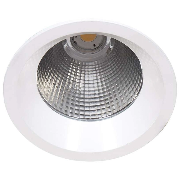 Podtynkowa LAMPA sufitowa KEREZ DG-150C/WK-WW/70 Italux wpuszczana OPRAWA metalowa LED 34W 3000K okrągła IP44 biała