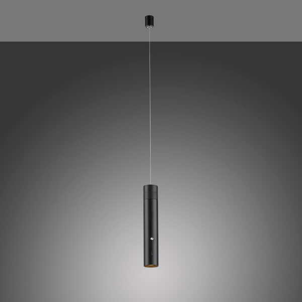 Lampa zwieszana ATTACH 18281-18 Just Light LED 3W 3000K tubka czarny