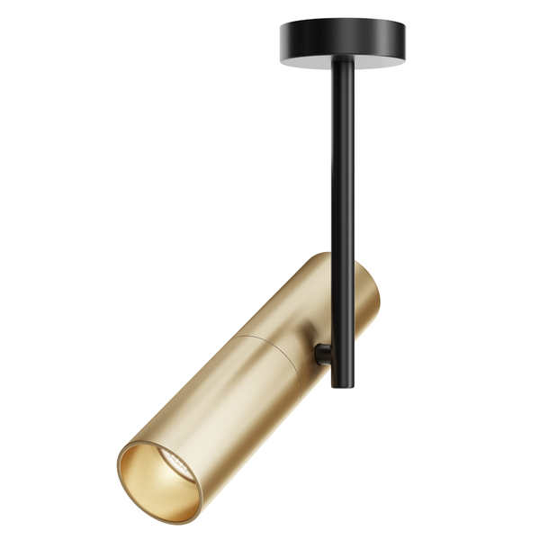 Punktowa sufitowa lampa Elti C020CL-01GB tuba złota