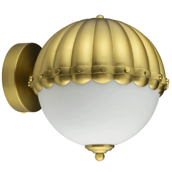 Dekoracyjny kinkiet Pralines W01251BR Cosmolight ball mosiądz