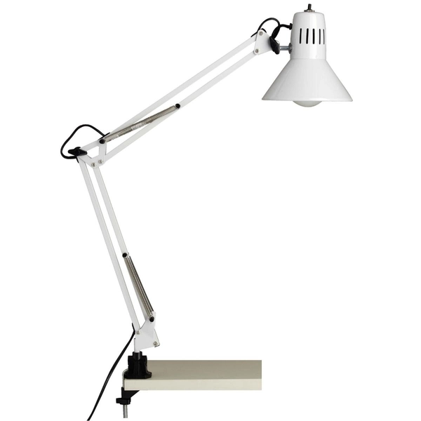 Lampa kreślarska Hobby 10802/05 Brilliant mocowana na imadło biała