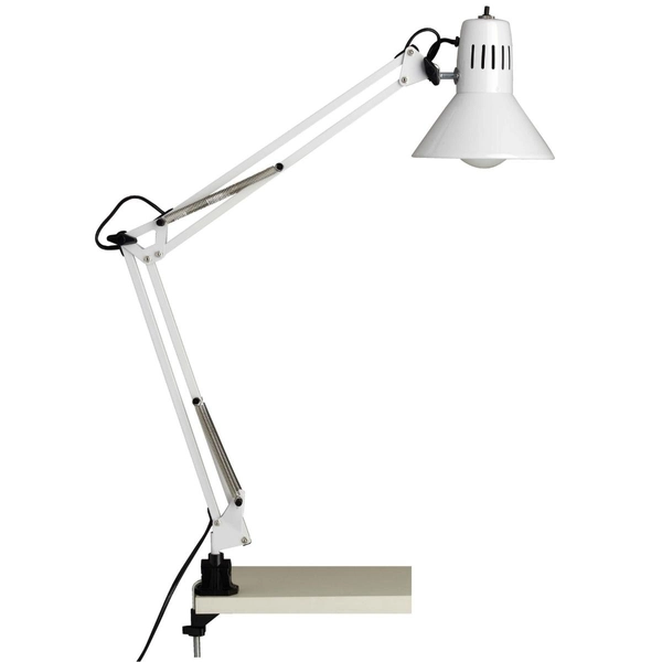 Lampa kreślarska Hobby 10802/05 mocowana na imadło biała