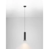 Wisząca lampa nad stół MARENZO LE45605 metalowa czarna brązowa