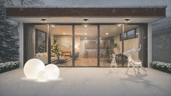 Ogrodowa LAMPA stojąca Ø45 CUMULUS M 6977 Nowodvorski dekoracyjna OPRAWA kula ball outdoor IP44 biała