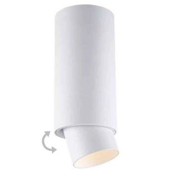 Downlight LAMPA sufitowa SCOPE ACGU10-144 Zumaline metalowa OPRAWA regulowana tuba okrągły spot biały