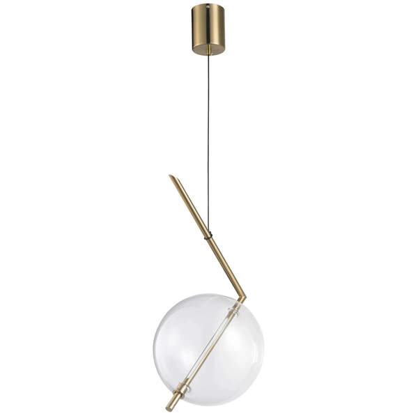 Wisząca lampa ball Amore ST-8869P-1 Step LED 12W 3000K designerska złota