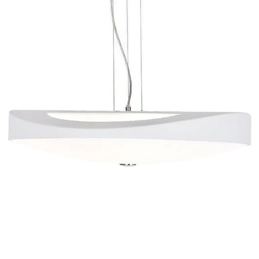 Biała lampa wisząca Campana AZ0566 Azzardo do przedpokoju biała