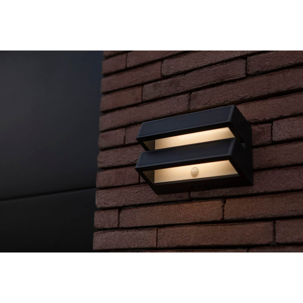 Lampa solarna na elewację BARLO 6915501335 LED 8,2W 3000K IP54 szara