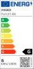Kulista lampa wisząca Orra PL0105-BK LED 6W 3000K IP44 czarna przezroczysta