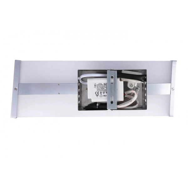 Ścienna lampa sypialniana Bertone AZ1291 Azzardo LED 9W 2900K fala srebrna