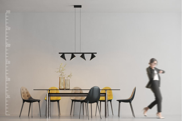 Designerska lampa wisząca Clamor AZ2696 LED 40W 3000K do sypialni