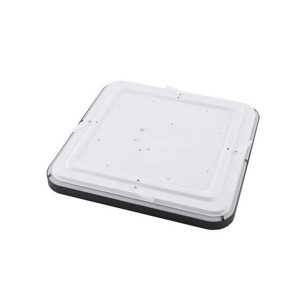 Kwadratowy plafon Agnes 10985 Nowodvorski LED 32W 3000K IP44 czarny biały