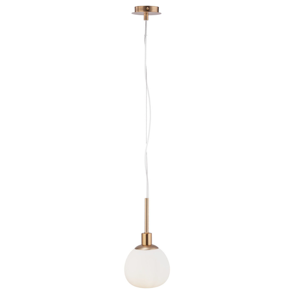 Lampa wisząca ERICH MOD221-PL-01-G Maytoni szklana kula ball miosiądz