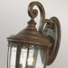 Elewacyjna LAMPA zewnętrzna English FE-EB2-L-BRB Elstead FEISS ogrodowa OPRAWA retro metalowa outdoor IP44 brąz przezroczysta