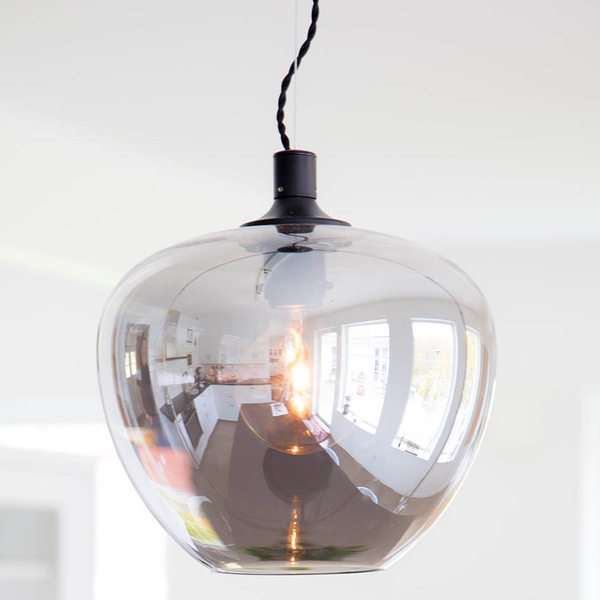 Lampa wisząca By Rydens 4200570-5503 szklana różowe złoto 