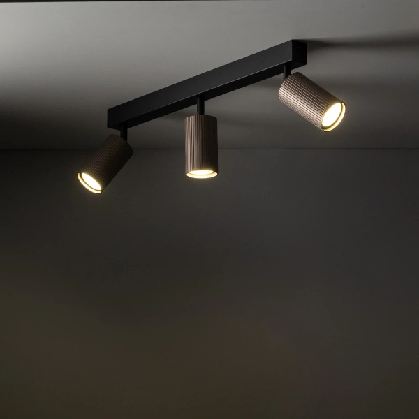 Nowoczesna lampa sufitowa Tune 16148 tubki na podsufitce brązowy