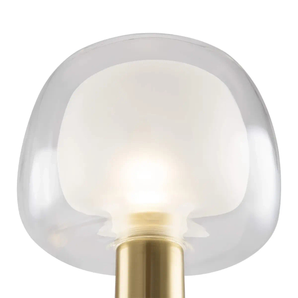 Lampa ścienna Vision MOD411WL-01G minimalistyczna złota