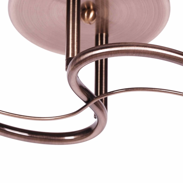 Klasyczna lampa sufitowa Samira K-JSL-8090/2 AB patyna biała