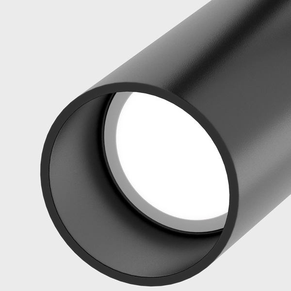 Reflektorek szynowy 1-fazowy Elti TR005-1-GU10-B do jadalni tubka czarny