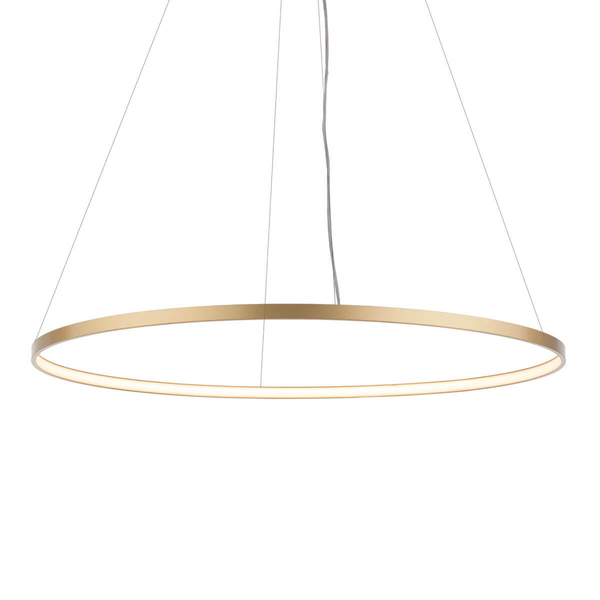 Metalowa wisząca lampa Agari 5345 Shilo LED 66W 4000K okrąg do kuchni złota