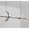Podwieszana lampa Orion MP0084-L1200 Step LED 8W 3000K bąbelki szklane czarna