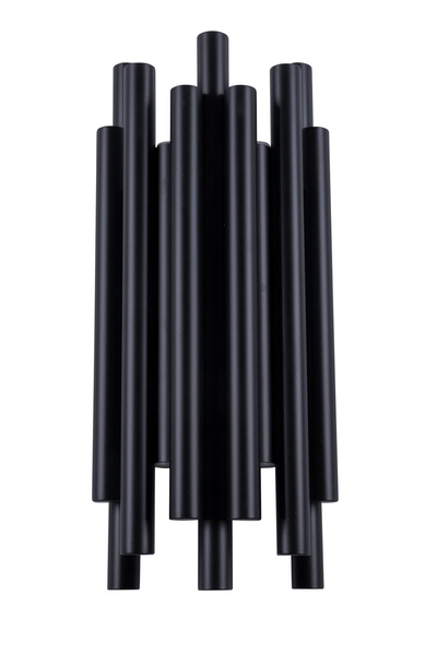 Kinkiet ścienny ORGANIC W0286 metalowa sople LED 8W 3000K tuby czarne