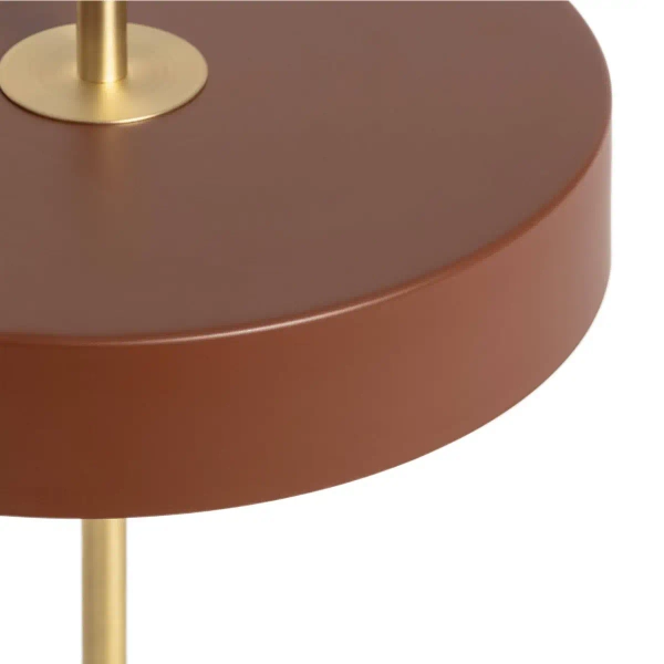 Metalowa lampka nocna Tenor ABR-LBT-B LED 3,6W 3000K na biurko brązowa