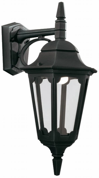 Zewnętrzny kinkiet Parish PR2-BLACK Elstead latarenka czarna