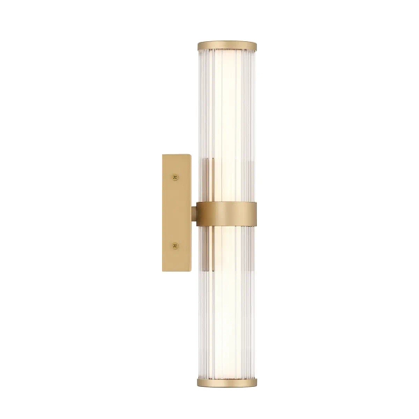 Kinkiet rurka Fayton QN-FAYTON-S-BG LED 14W 3000K IP44 do łazienki złoty