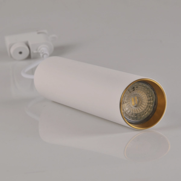 Wiszący zestaw szynowy MARIBEL 321640 1-fazowy nad stół biały złoty