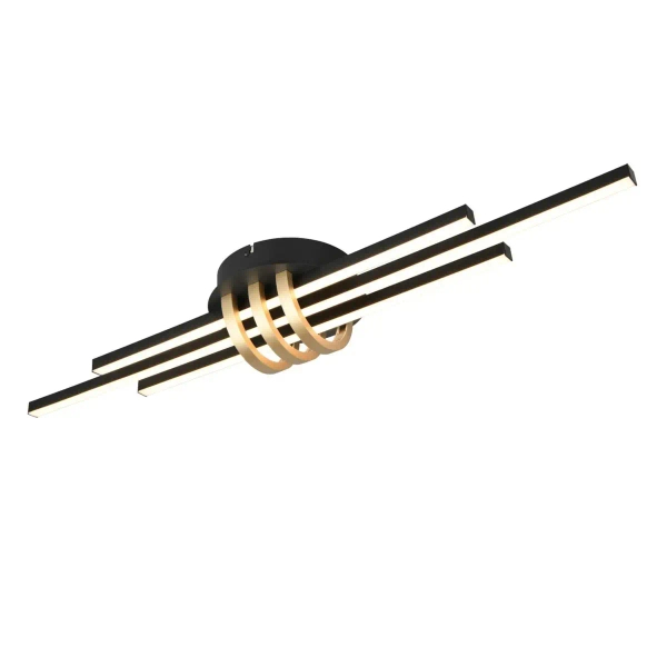 Nowoczesna lampa CINTO R67873180 czarna LED 20W 3000K ściemnialna