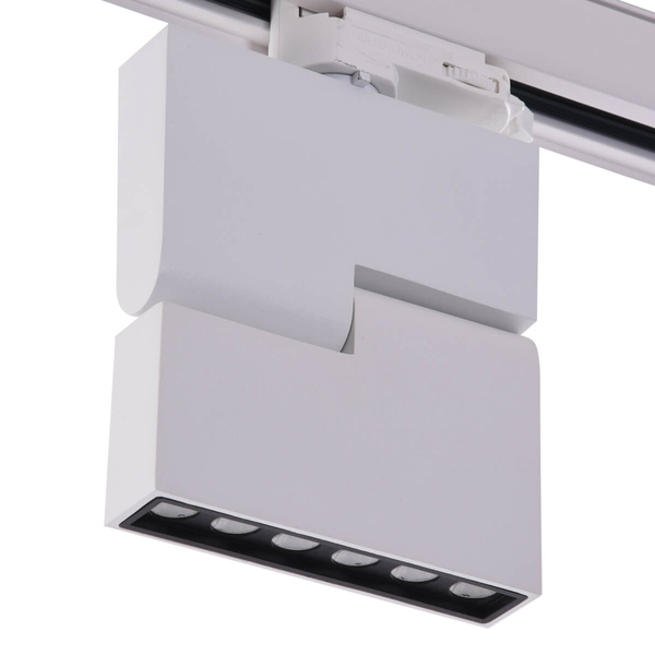 Biała lampa Leon AZ3490 LED 12W regulowana do 3-fazowego systemu szynowego