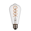 Żarnikowa żarówka gruszka Twist E27 107771 LED 4W 2200K przezroczysta