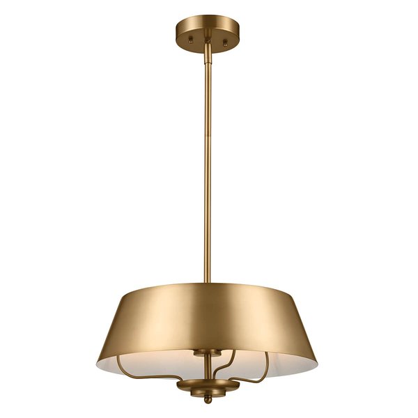 Mosiężna lampa wisząca Luella KL-LUELLA-3P-BNB Kichler metalowa mosiądz