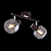 Przysufitowa lampa regulowana Pallo 54303-2 brąz przydymiona