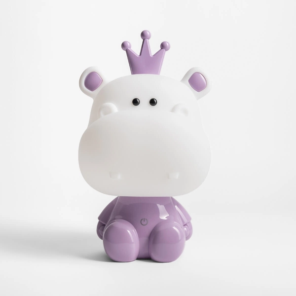 Lampka LED na komodę Hippo KDR-613B-PE Zumaline 3W 4000K fioletowa biała