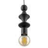 Glamour pojedyncza lampa zwis Tower 10871 nad stół czarny