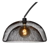 Łukowa lampa podłogowa MESH 30773/01/30 Lucide do czytania czarny