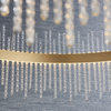 Żyrandol pierścień L&-181908 Light& do salonu glamour złoty